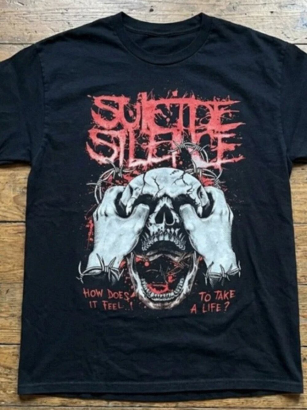 Suicide Silence Hands Of A Killer T-shirt Black